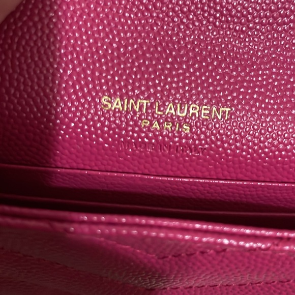 FINAL PRICE- YSL pink small envelope wallet - Picture 6 of 10